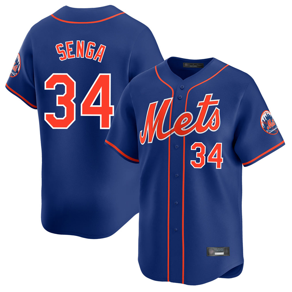 NY.Mets #34 Kodai Senga Player Royal Home Limited Fdoa Stitched Jerseys