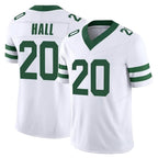 NY.Jets #20 Breece Hall Player White Legacy Limited Vapor F.U.S.E. Home Game Gdoa Stitched Jerseys