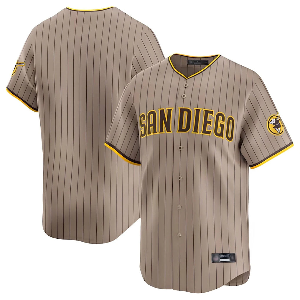 S.Diego Padres ## Diego Padres Blank Player Khaki Home Limited Fdoa Stitched Jerseys