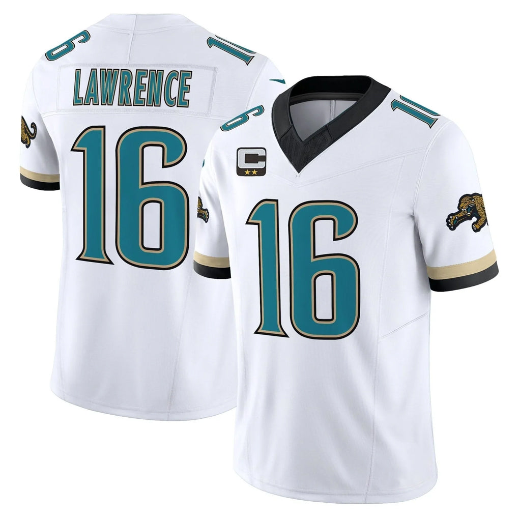 J.Jaguars #16 Trevor Lawrence Player White Prowler Throwback Vapor F.U.S.E. Limited Home Game Gdoa Stitched Jerseys