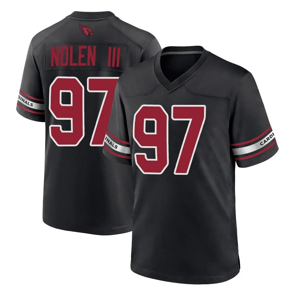 A.Cardinals #97 Walter Nolen III Player Black Alternate Game Gdoa Stitched Jerseys