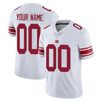 Custom NY.Giants White Limited Vapor Untouchable Home Game Any Name & Numbers Gdoa Stitched Jerseys