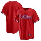 P.Phillies ## Phillies Blank Player Red Home Game Fdoa Stitched Jerseys