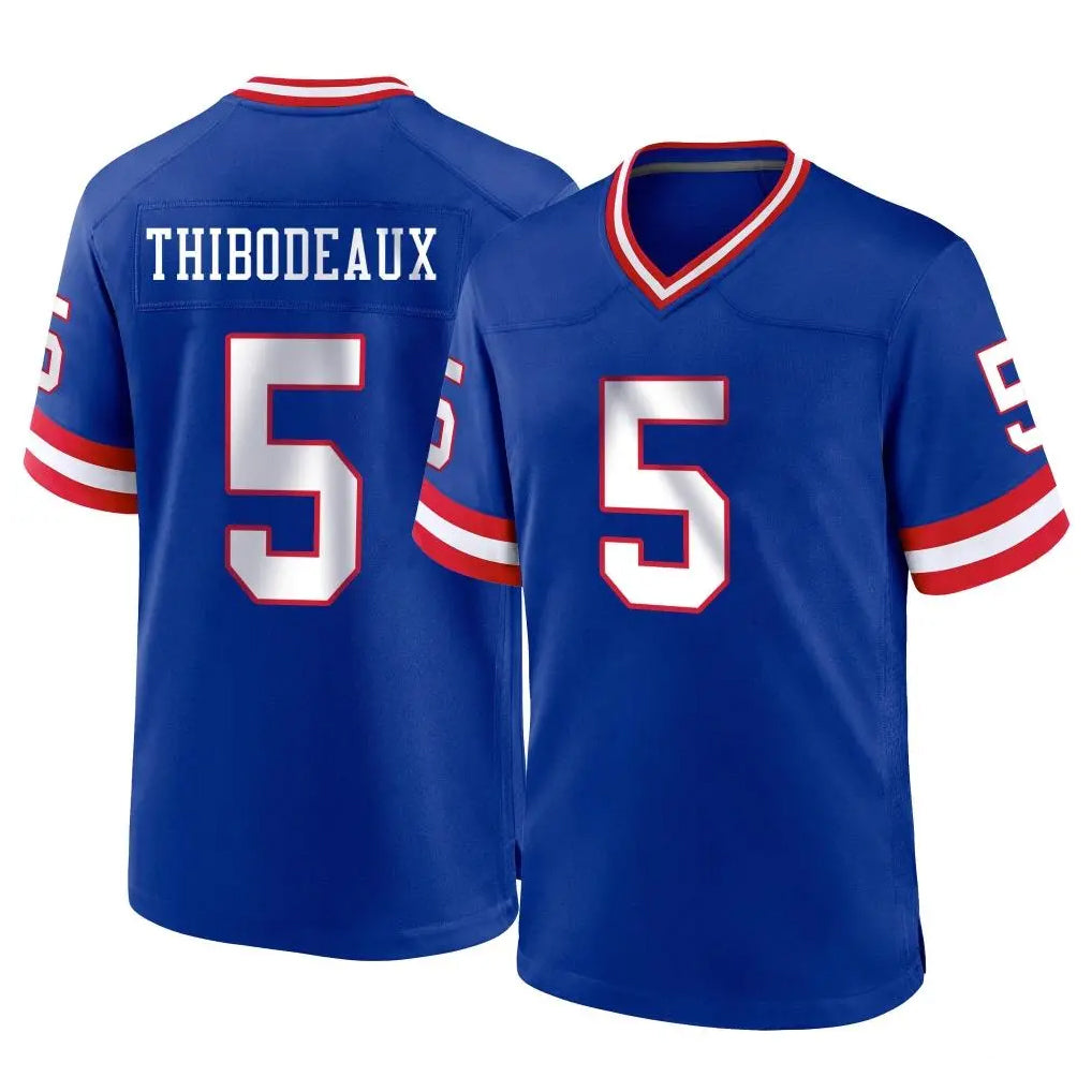 NY.Giants #5 Kayvon Thibodeaux Player Royal Classic Home Game Gdoa Stitched Jerseys
