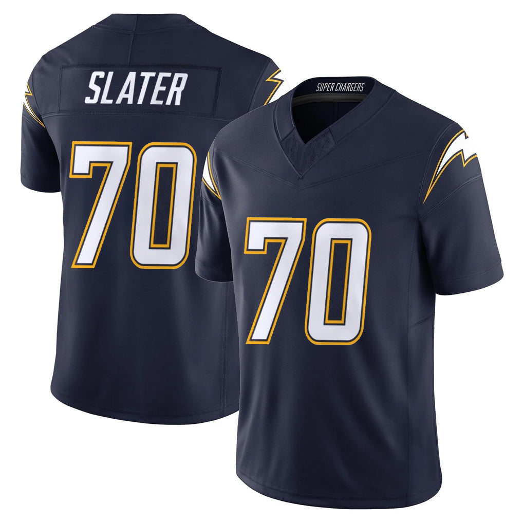 LA.Chargers #70 Rashawn Slater Player Navy Vapor F.U.S.E. Limited Home Game Gdoa Stitched Jerseys