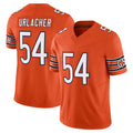 C.Bears #54 Brian Urlacher Player Orange Vapor F.U.S.E. Limited Home Game Gdoa Stitched Jerseys