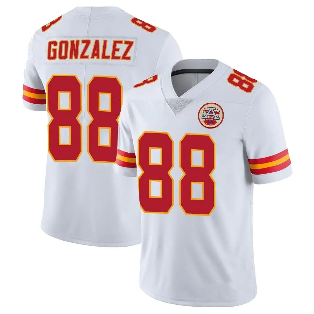 KC.Chiefs #88 Tony Gonzalez Player White Limited Vapor Untouchable Home Game Gdoa Stitched Jerseys