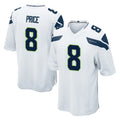 S.Seahawks #8 Jadarian Price Player White Home Game Gdoa Stitched Jerseys