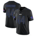 B.Bills #44 Joe Andreessen Player Black Impact Limited Home Game Gdoa Stitched Jerseys