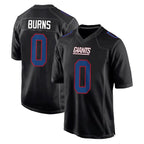 NY.Giants #0 Brian Burns Player Carbon Fashion Limited Home Game Gdoa Stitched Jerseys