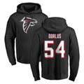 A.Falcons #54 Brandon Dorlus Player Black LOGO Pullover Hoodies Home Game Gdoa Stitched Jerseys