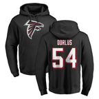 A.Falcons #54 Brandon Dorlus Player Black LOGO Pullover Hoodies Home Game Gdoa Stitched Jerseys