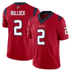 H.Texans #2 Calen Bullock Player Red Limited Vapor F.U.S.E. Home Game Gdoa Stitched Jerseys