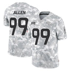 D.Broncos #99 Zach Allen Player Arctic Camo Salute To Service Limited Gdoa Stitched Jerseys