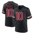 A.Cardinals #10 Josh Sweat Player Black Alternate Game Gdoa Stitched Jerseys