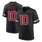 A.Cardinals #10 Josh Sweat Player Black Alternate Game Gdoa Stitched Jerseys