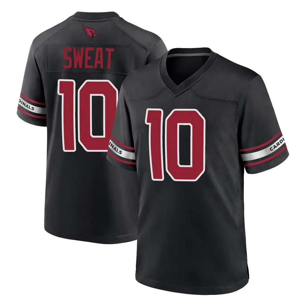 A.Cardinals #10 Josh Sweat Player Black Alternate Game Gdoa Stitched Jerseys