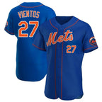NY.Mets #27 Mark Vientos Player Royal Limited Elite Home Fdoa Stitched Jerseys