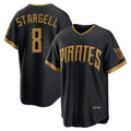 P.Pirates #8 Willie Stargell Player Black 2026 City Connect Home Limited Fdoa Stitched Jerseys