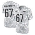 W.Commanders #67 Nick Allegretti Player Arctic Camo Limited Salute To Service Home Game Gdoa Stitched Jerseys
