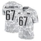 W.Commanders #67 Nick Allegretti Player Arctic Camo Limited Salute To Service Home Game Gdoa Stitched Jerseys
