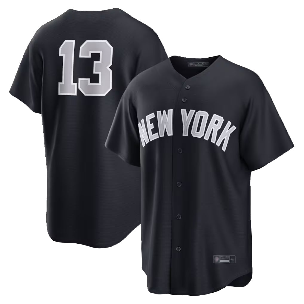 NY.Yankees #13 Jazz Chisholm Jr Player Navy Game Home Fdoa Stitched Jerseys