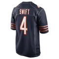 C.Bears #4 D'Andre Swift Player Navy Home Game Gdoa Stitched Jerseys