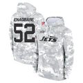 NY.Jets #52 Kingsley Enagbare Player Arctic Camo Salute to Service Pullover Hoodies Limited Game Gdoa Stitched Jerseys