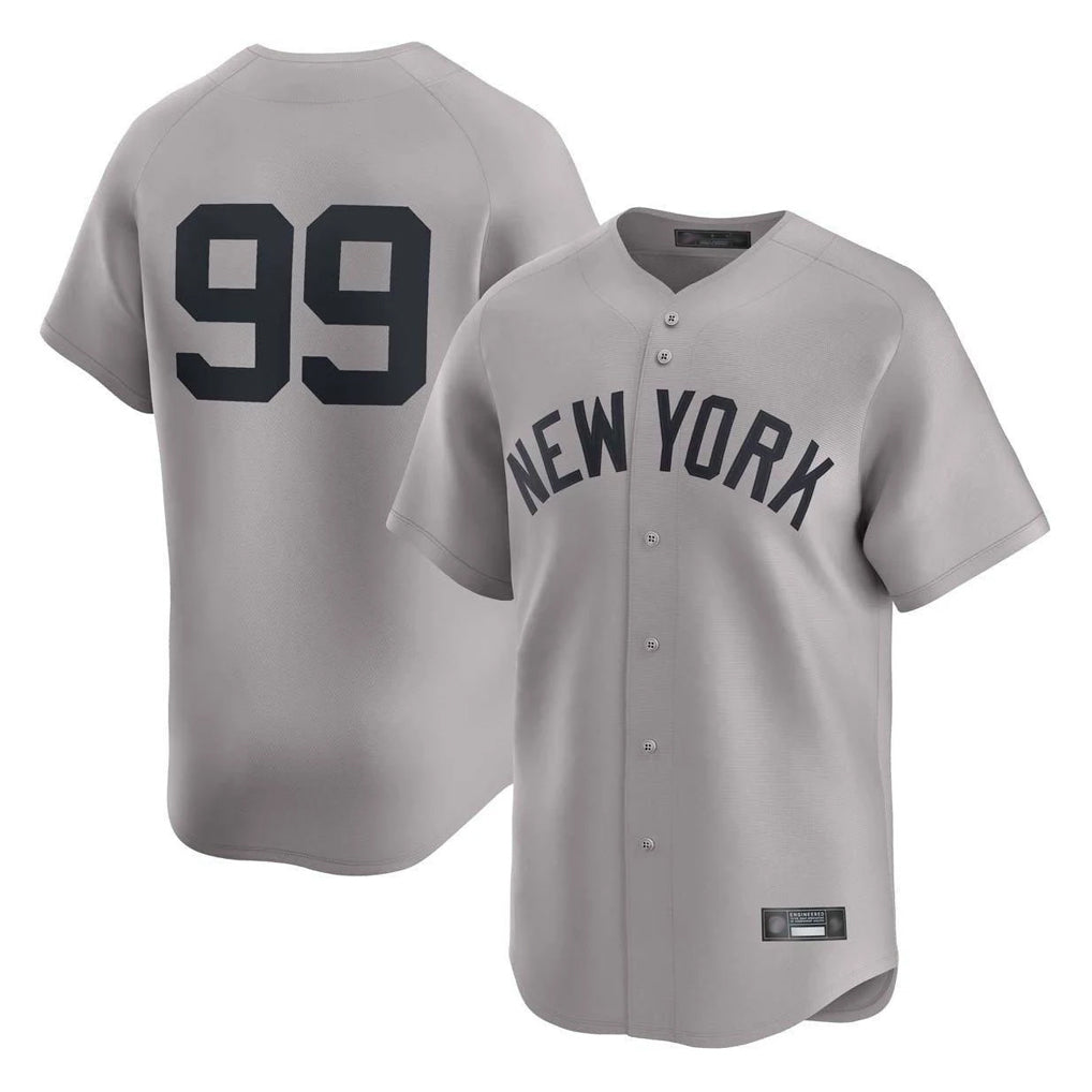 NY.Yankees #99 Aaron Judge Player Gray Limited Home Fdoa Stitched Jerseys