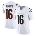 C.Bengals #16 Joe Flacco Player White Vapor F.U.S.E. Limited Home Game Gdoa Stitched Jerseys