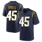 LA.Chargers #45 Tuli Tuipulotu Player Navy Home Game Gdoa Stitched Jerseys
