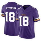 M.Vikings #18 Justin Jefferson Player Purple Limited Vapor F.U.S.E. Home Game Gdoa Stitched Jerseys
