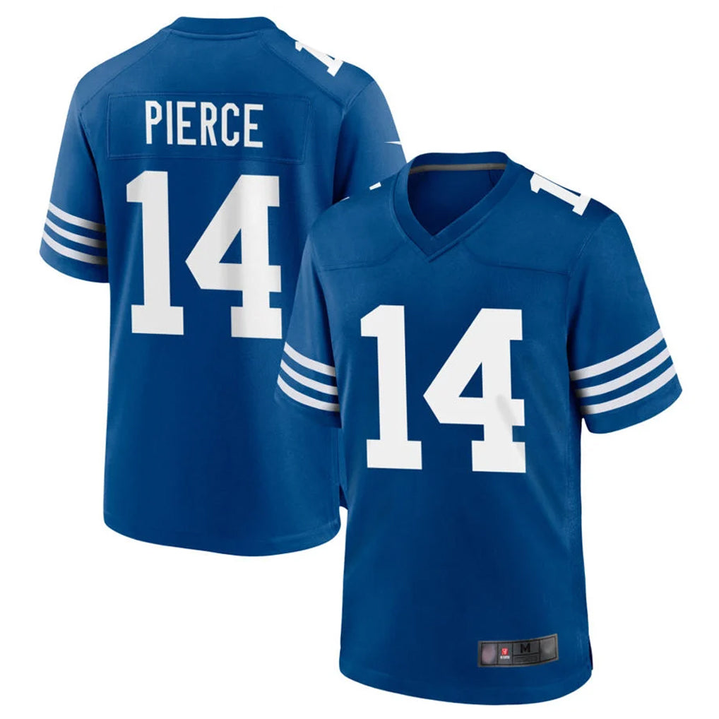 IN.Colts #14 Alec Pierce Player Royal Limited Home Game Gdoa Stitched Jerseys