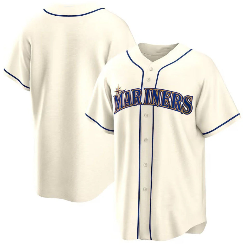 S.Mariners ## Mariners Blank Player Cream Home Game Fdoa Stitched Jerseys