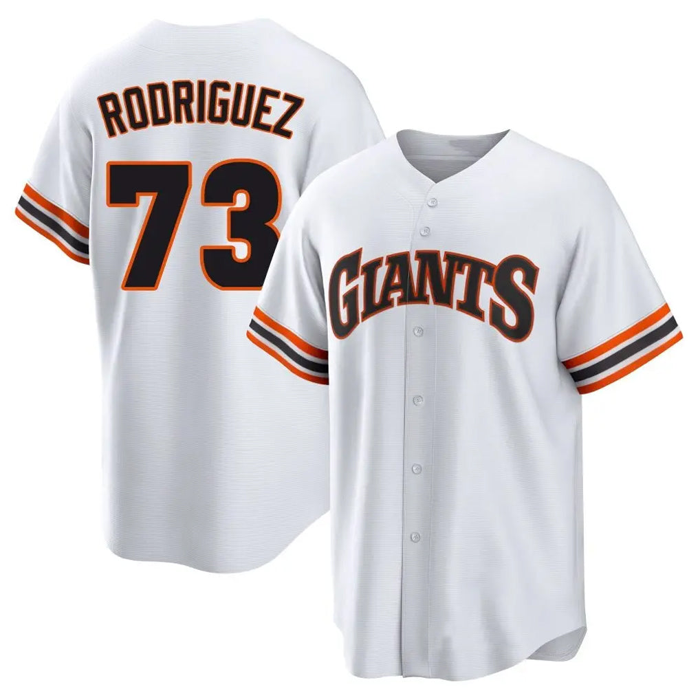 SF.Giants #73 Randy Rodriguez Player White Home Game Fdoa Stitched Jerseys