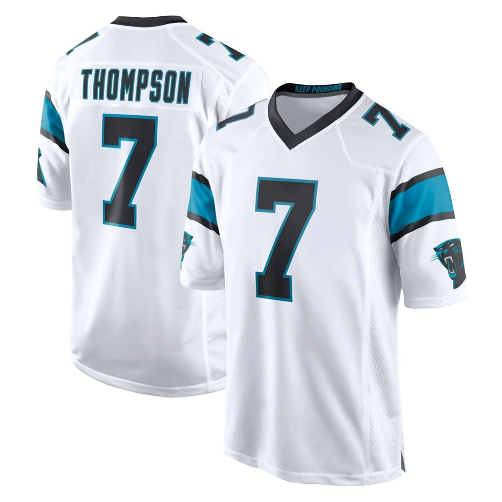 C.Panthers #7 Tre'von Moehrig Player White Game Gdoa Stitched Jerseys