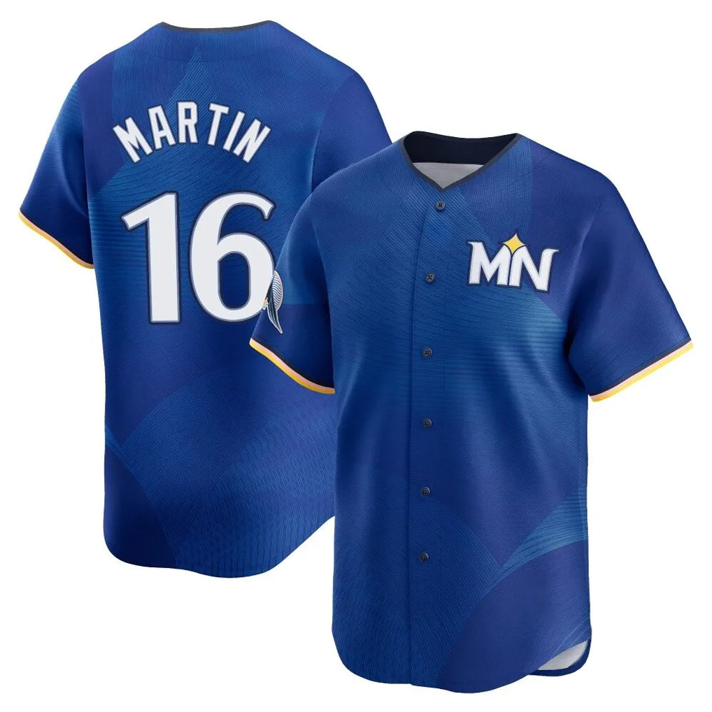 M.Twins #16 Austin Martin Player Royal City Connect Limited Home Fdoa Stitched Jerseys