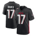 A.Falcons #17 Zachariah Branch Player Black Home Game Gdoa Stitched Jerseys