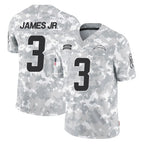 LA.Chargers #3 Derwin James Jr. Player Arctic Camo Salute To Service Limited Game Gdoa Stitched Jerseys